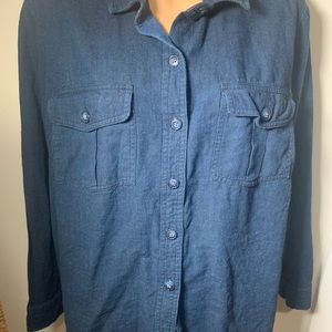 Classic Old Navy blue button button down